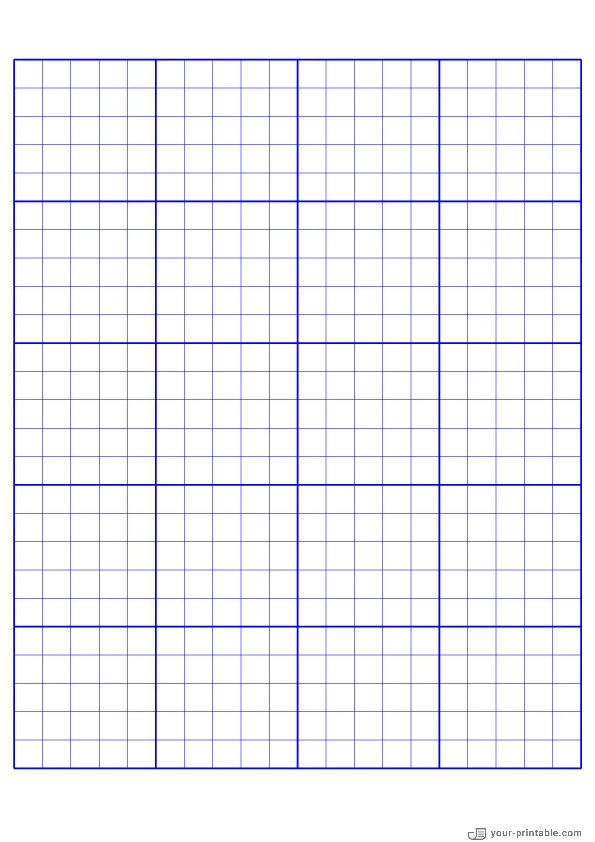 Papel cuadriculado de 1 cm. en azul. - 10071923