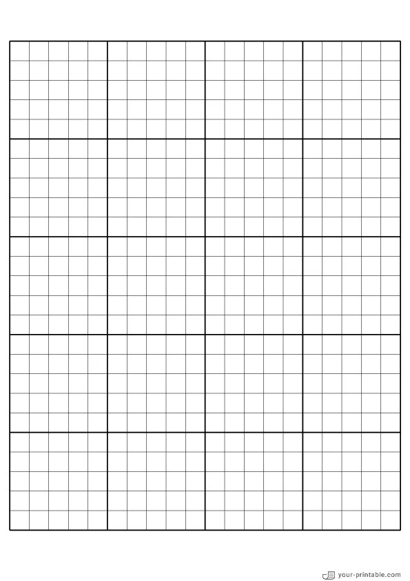 Vollseite Zentimeter-Quadratmillimeterpapier schwarz - 10071922