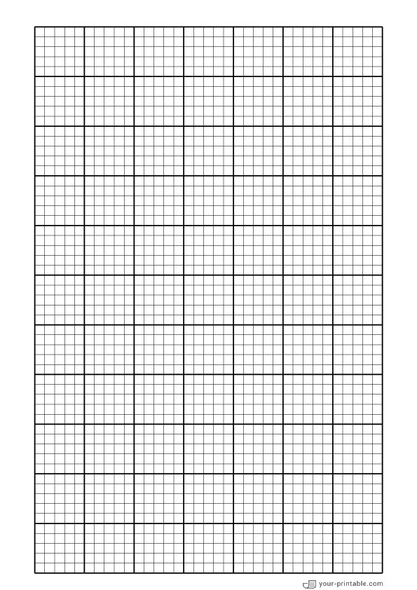Gitterpapier schwarz 5 mm - 10071932