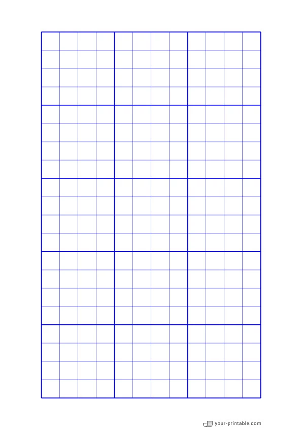 Papel cuadriculado azul 1/4 de pulgada - 10071929