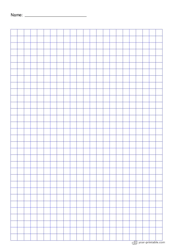Papel Cuadriculado azul 8 mm Con Nombre - 10071881 Papel Cuadriculado azul 8 mm Con Nombre - 10071881