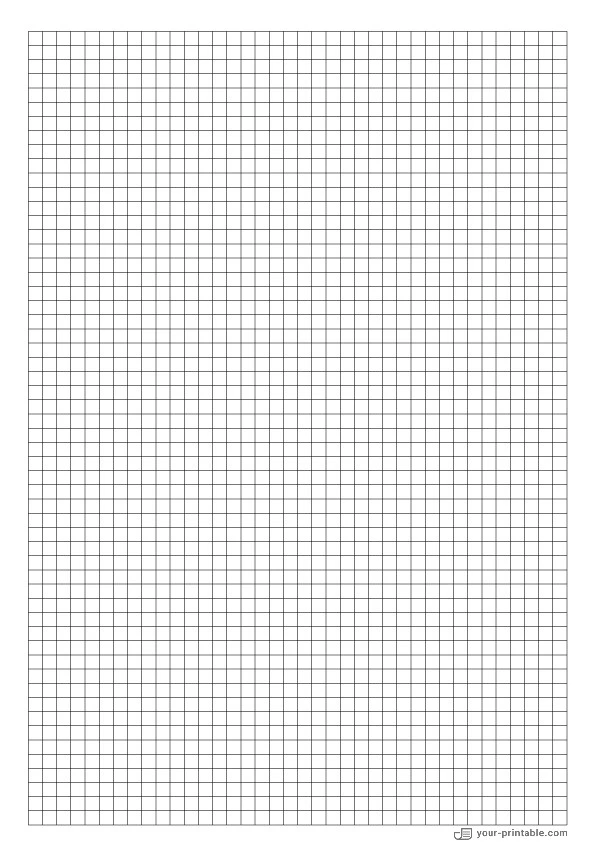 Papel Cuadriculado de Matemáticas negro 5mm - 10071902