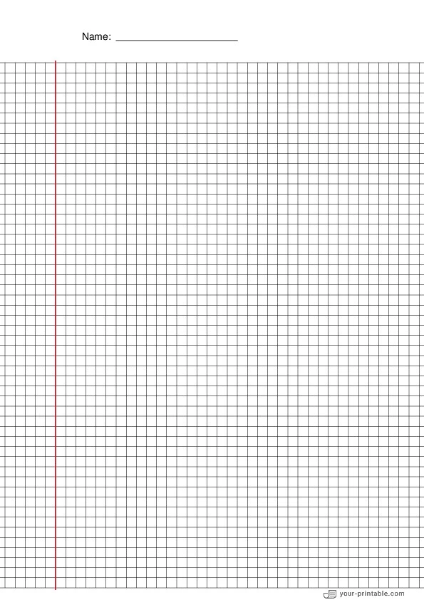 Math Gitterpapier schwarz 5mm mit Namen und Rand - 10071912 Math Gitterpapier schwarz 5mm mit Namen und Rand - 10071912