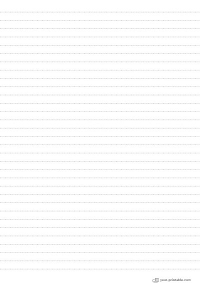 Dotted Lined Paper Black 8.7 mm Template