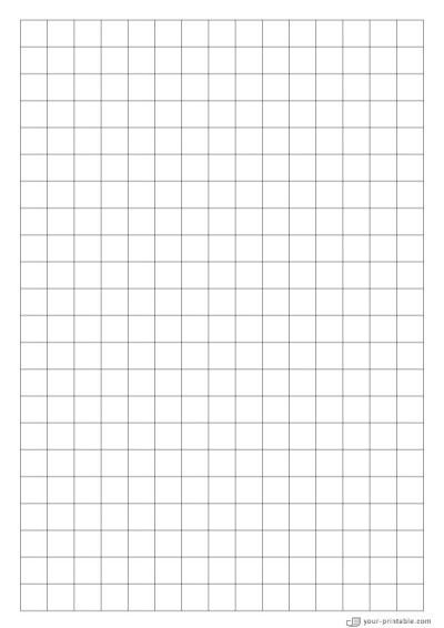 Papel cuadriculado negro de 1/2 pulgada Plantilla