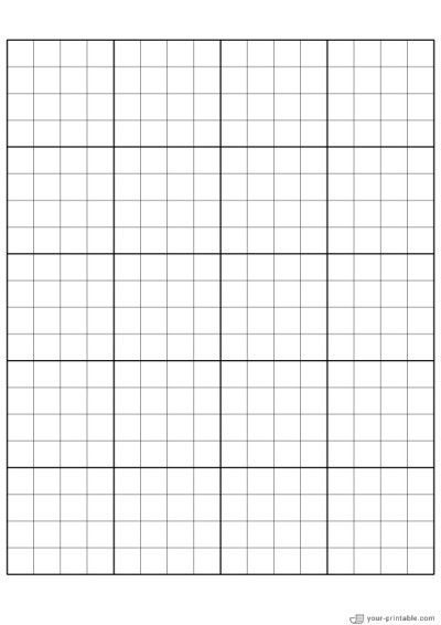 Papel cuadriculado Staar negro de 1/4 de pulgada Plantilla